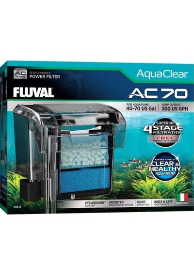 Fluval - 603 - Ac70 Askı Filtre 152-265 Lh - Csmo-tex - Yeni Model
