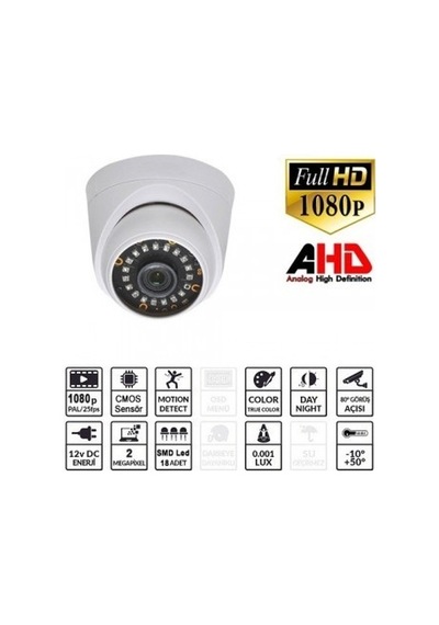 Ezcool Ezcool Ez-5020hd 2mp 3.6mm 18smd Ahd Dome