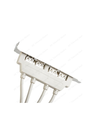 PC Anakart 9 Pin Header 4 Port USB 2.0 Dişi Kablo