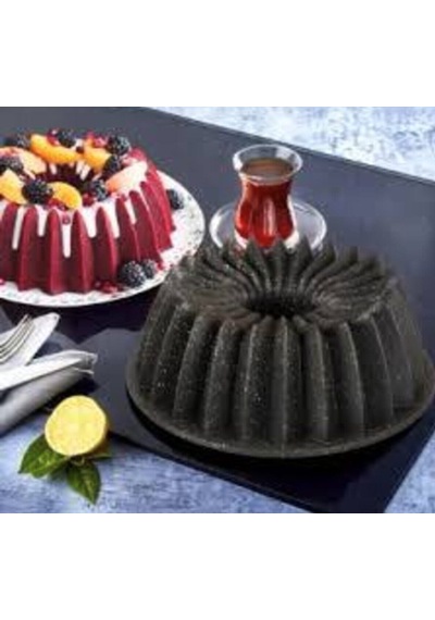 Döküm Granit 26 Cm Siyah Yıldız Kek Kalıbı