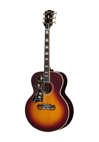 Epiphone Pre-war Sj-200 Rosewood Reissue Solak Elektro Akustik Gitar Vintage Sunburst