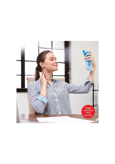 Sulu El Fanı Vantilatör Serinletici Mini Klima Yüz Soğutma Fanı 350 Ml Su Tankı Pilli Water Spray