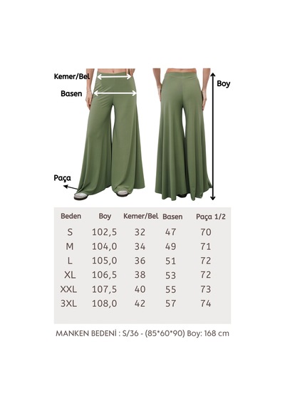 Penyebizden Pantolon Etek-çağla Yeşil Çağla Yeşili