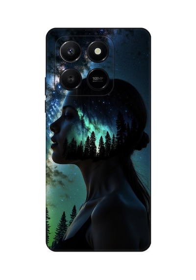 Kılıfland Honor X7d Uyumlu Kılıf Boutique Baskılı Resimli Woman İn Tree Pcode -004 Çok Renkli
