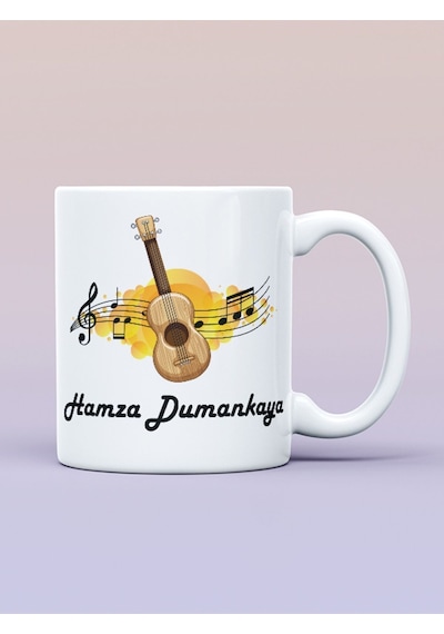 Kupa Bardak Müzik Temalı Baskılı Mug