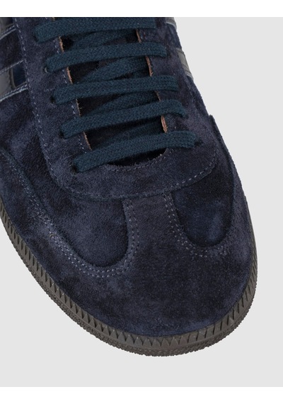 Kadın Lacivert Süet Deri Sneaker
