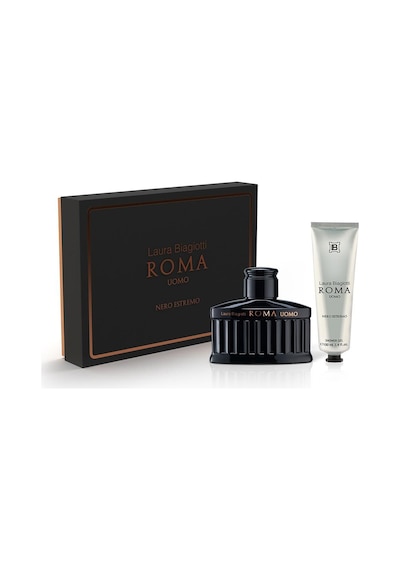 Laura Biagiotti Roma Uomo Nero Estremo Edp Intense 125 Ml Set Aromatik