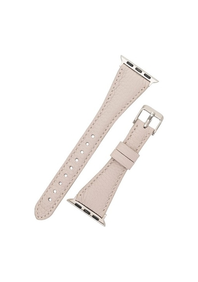 Bouletta Watch Uyumlu Deri Kordon 38-40-41Mm Slim Erc3 Bej
