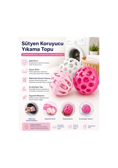 Sütyen Koruyucu Yıkama Sütyen Koruyucu Yıkama Topu I Sütyen Koruyucu Diğer