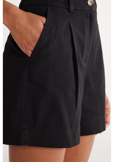 Wrangler Regular Fit Normal Kesim %100 Pamuk Normal Bel Siyah Şort W231099001 Siyah