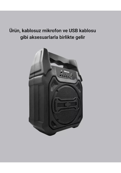 Hepsi Taşınabilir Şarjlı Hoparlör Bluetooth Tws Ve Uzun Pil Ömrü Najmaddin