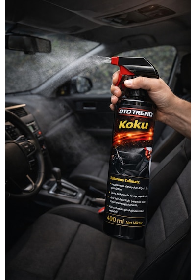 Oto Trend Amber Araç Kokusu Sprey 400 Ml Kalıcı Amber Kokusu, Araç İçi Ferahlatıcı Hava Tazeleyici 001