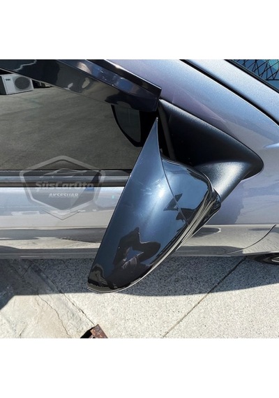 Citroen C4 Cactus 2014-2017 Uyumlu Batman Yarasa Ayna Kapağı Piano Black ABS Plastik (00) (ŞüsCarOto Aksesuar)