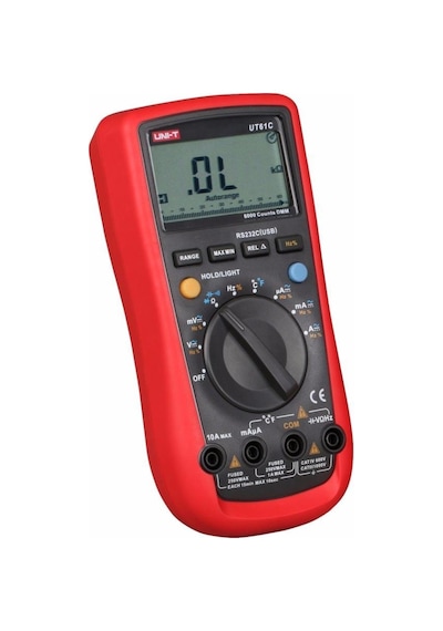 Unı-t Ut61c Dijital Multimetre Auto Range Rs232