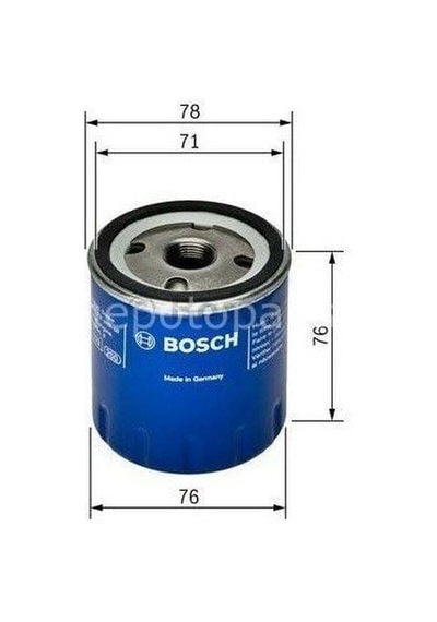 Ford Focus 1.6 Ti-vct Turnier 12.2007 - 12.2011 Bosch Yağ Filtresi