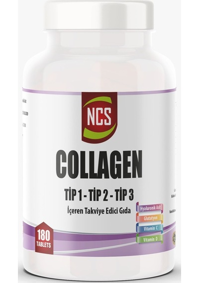 Ncs Collagen (Kollajen) 1000 MG Tip 1 - 2 - 3 Glutatyon Vitamin C Ncs Collagen (Kollajen) 1000 MG Tip 1 - 2 - 3 Glutatyon Vitamin C