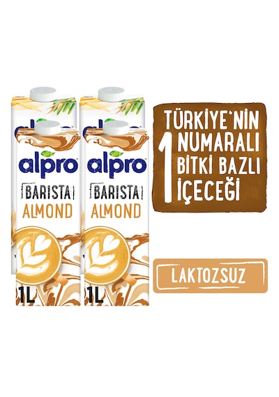 Alpro Barista Badem & Yulaf Sütü 4'lü