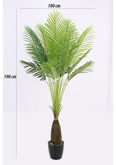 Yapay Ağaç Bodur Palmiye Ağacı Ananas Gövde 190 Cm