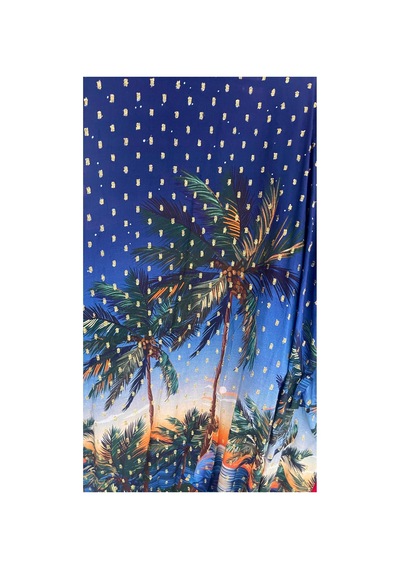 Lila Mare Kimono Takım, Pantolon Ve Kimono Lacivert Lacivert