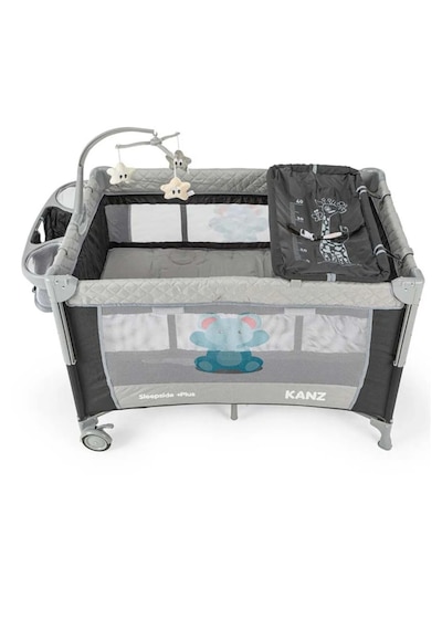 Kanz Sleepside +Plus Anne Yanı Park Yatak Ve Oyun Parkı Siyah + Yatak