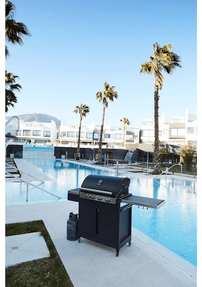 Barbecook Stella 4311 Gazlı Mangal 50mbar Siyah