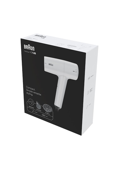 Braun Brhd155e Hd1.55 Difüzörlü Saç Kurutma Makinesi, 2 Başlıklı, 1800w