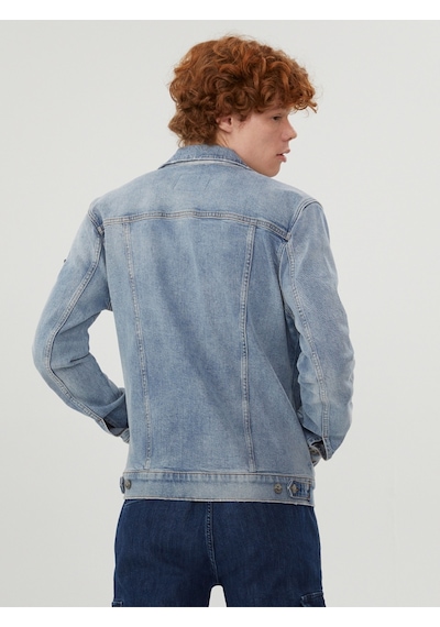 Slim Fit Erkek Ceket Denim