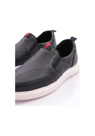 Dgn 6151 Erkek Yani Lastikli Sneaker Ayakkabi 6151-2505-R1078 Lacivert