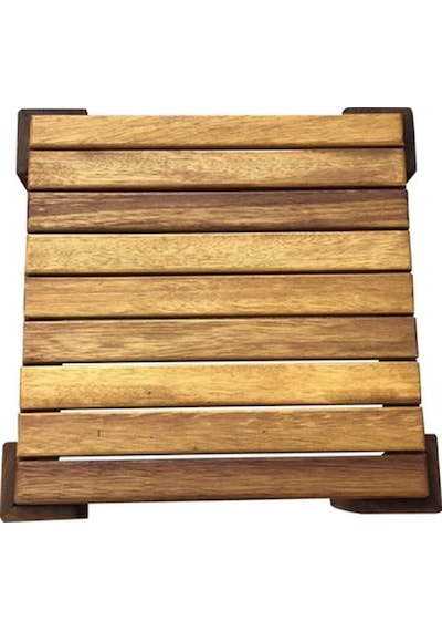 Iroko Ahşap Tabure (Suya Dayanıklı)