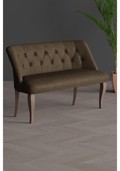 Vinda Çay Seti Koltuk Takımı Salon Balkon Takımı - 2+1+1 Kahverengi Standart Diğer
