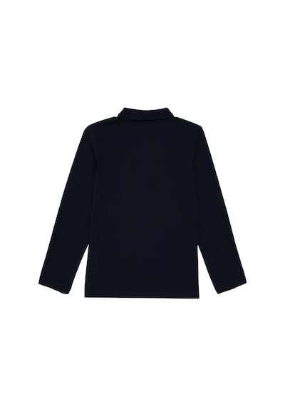 U.S. Polo Assn. Kız Çocuk Lacivert Polo Yaka Basic Sweatshirt 50296377-VR033
