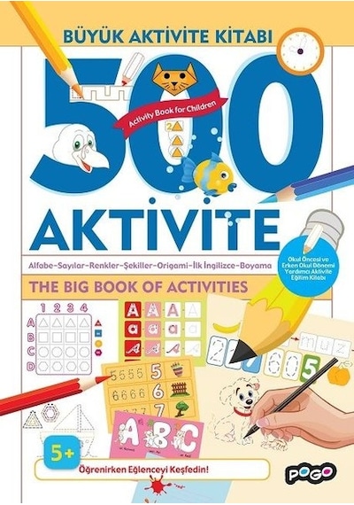 Büyük Aktivite Kitabı 500 Aktivite- Pogo