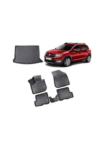 Dacia Sandero 2013-2020 Rizline 3D Paspas Ve Bagaj Havuzu