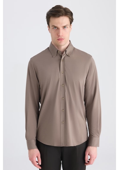 D'S Damat Ds Damat Comfort Vizon Örme Gömlek 5hc02td02265m Çok Renkli