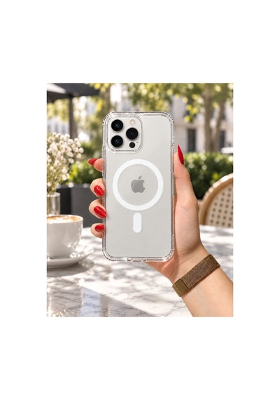 Apple iPhone Uyumlu 14 Promax Güçlendirilmiş Magsafe Şarj Özellikli Sararmaz Kristal Sert Kapak Kılıf Ve Kırılmaz Ekran Koruyucu Beyaz Beyaz Apple iPhone Uyumlu 14 Promax Güçlendirilmiş Magsafe Şarj Özellikli Sararmaz Kristal Sert Kapak Kılıf Ve Kırılmaz Ekran Koruyucu Beyaz Beyaz