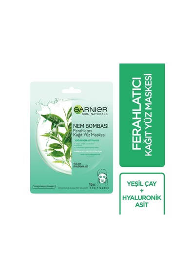 Garnier Nem Bombası Ferahlatıcı Kağıt Maske 28Gr 3 Al 2 Öde