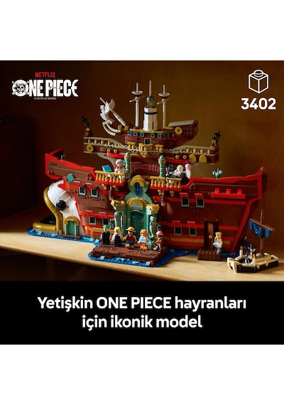 LEGO® ONE PIECE Baratie Yüzen Restoran 75640 – Yetişkinler için Dekoratif Yapım Seti (3402 Parça)
