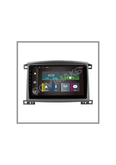 Govimaks Toyota Land Cruıser 2003-2006 Uyumlu 4 Gb Ram 64 Gb Hafıza Androıd Multımedıa Teyp 10.1"