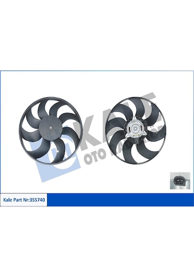 Kale 355740 Fan Motoru - Dacia Duster 2013-2018 1.5 Dci Dizel 214816703r - 214819521r