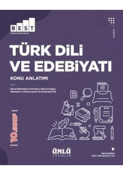 10.Sınıf Türk Dili ve Edebiyatı Konu Anlatım - Ünlü Yayınları