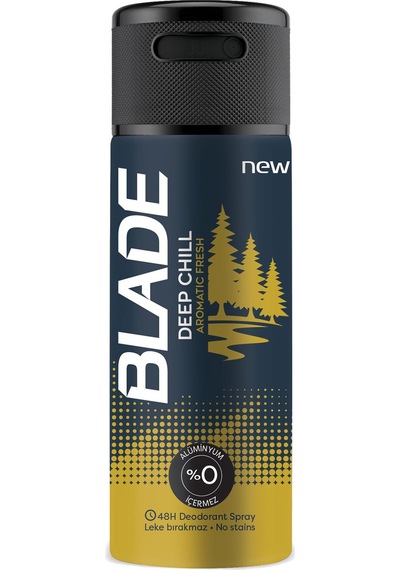4 Adet Blade Deep Chill 150 Ml Deodorant