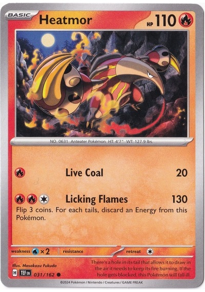 Heatmor 031/162 - Temporal Forces - Pokemon Kartı Mint
