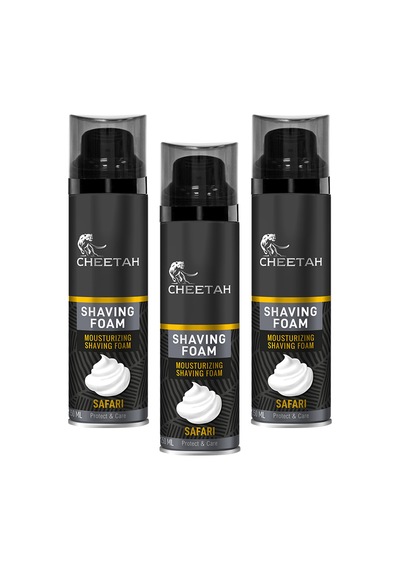 Cheetah Safari Erkek Tıraş Köpüğü 3 x 250 ML