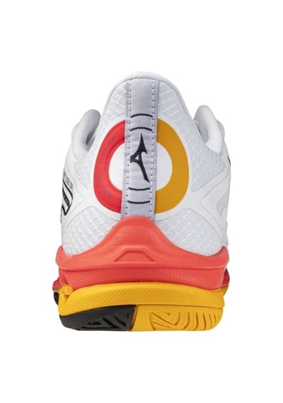 Mizuno Wave Exceed Tour 6 Ac Erkek Tenis Ayakkabısı Beyaz / Turuncu Çok Renkli