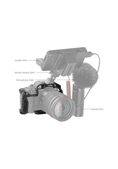 Smallrig 4003b Canon Eos R7 İçin Kara Mamba Kafesi