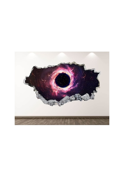 Güneş Sistemi Ve Gezegenler Full Hd Baskı 3d Modern Duvar Sticker