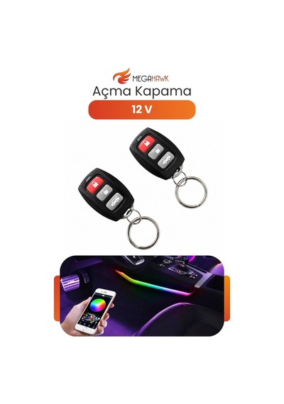 12v Uzaktan Kumandalı Açma Kapama Modülü Universal Araç Kontrol Sistemi Seti T-327
