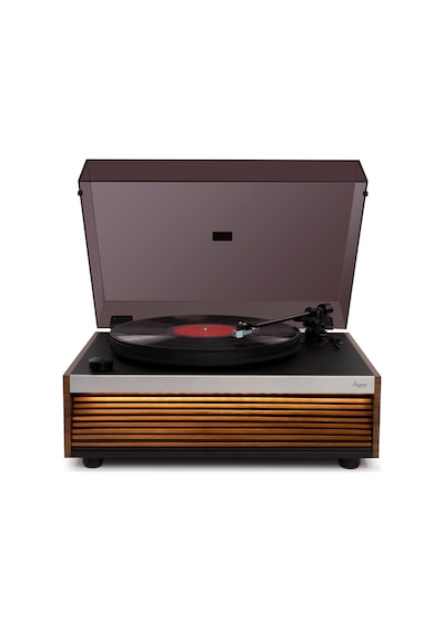 Hym s Lumi Dahili Bluetooth Hoparlörlü Işıklı Retro Pikap Plakçalar Aux Rca Çıkışlı All-in-o
