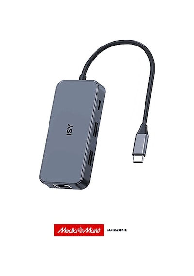 Isy IAD-0003 7-in-1 Usb-C Çok Portlu Adaptör