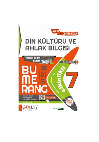 7. Sınıf Bumerang Etkinlikli Din Kültürü Kitabı 2023
